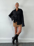 Yves Saint Laurent 00s Cotton Logo Dress Shirt - L - SYLK