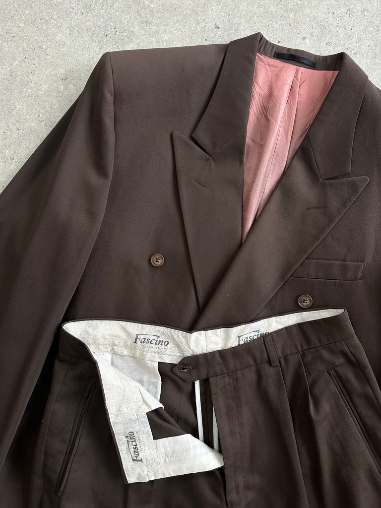 Vintage Double Breasted Suit - 40R/W32 - SYLK
