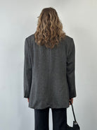 Valentino Pure Cashmere Herringbone Single Breasted Blazer - 40R/XL - SYLK