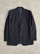 Burberry Pure Wool Stripe Single Breasted Blazer - 44R/XL - SYLK