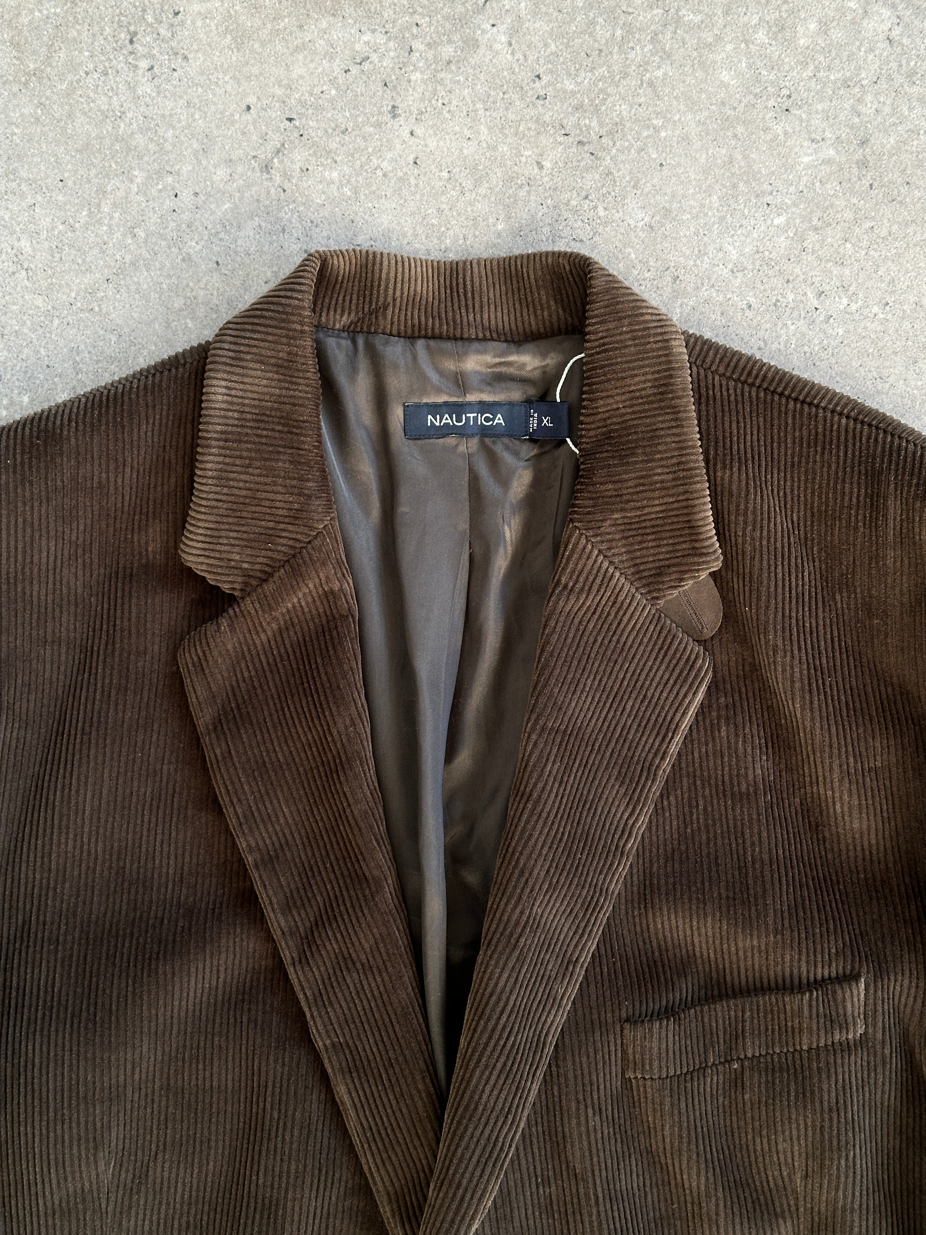 Vintage Corduroy Single Breasted Blazer - XXL - SYLK