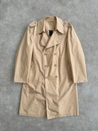 Christian Dior Paris Cotton Double Breasted Trench Coat - L - SYLK