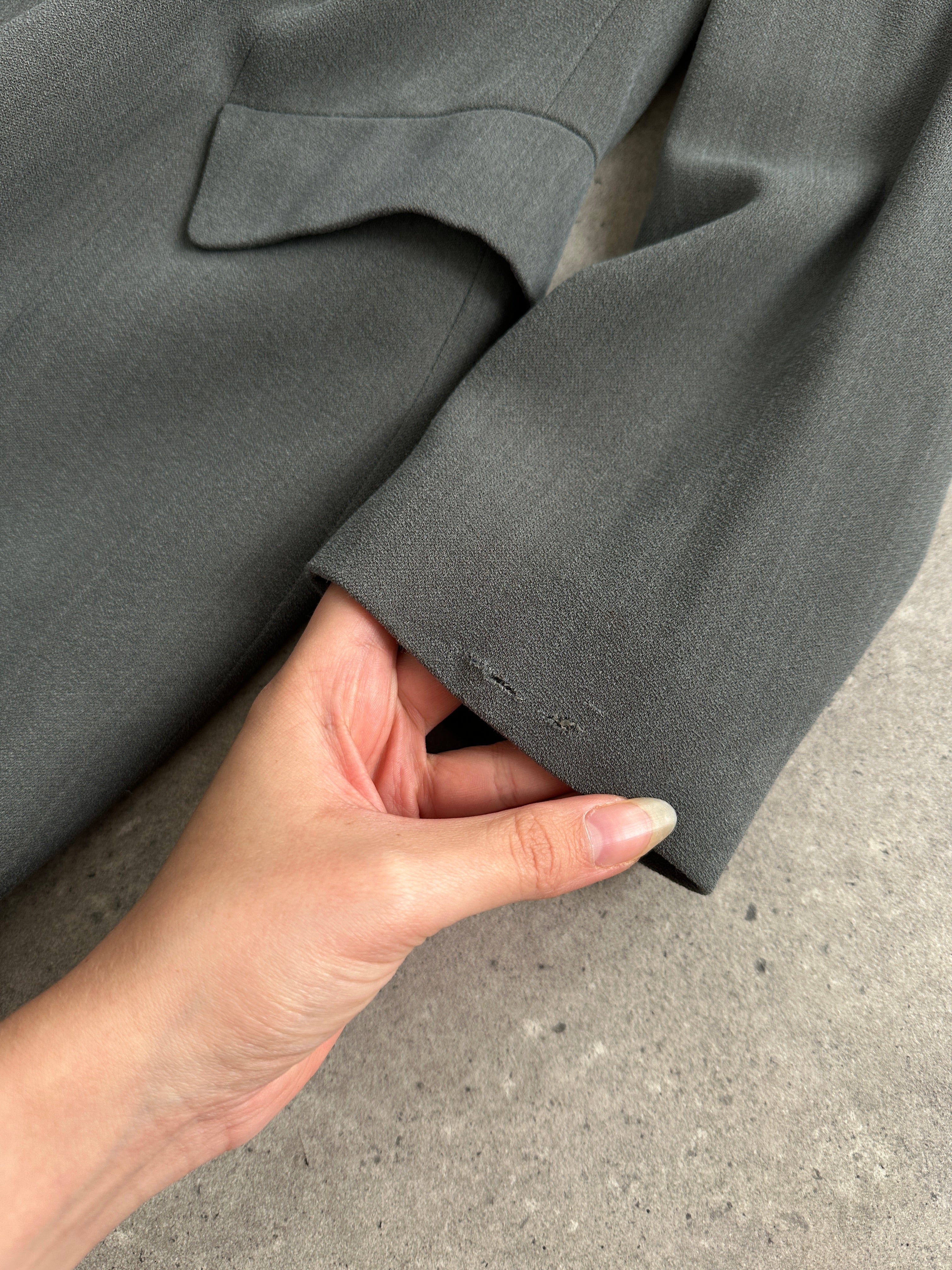 Giorgio Armani Black Label Wool Fitted Blazer - S - SYLK