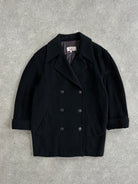 Christian Dior 80-90s Pure Wool Double Breasted Coat - M - SYLK