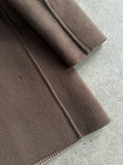 Italian Vintage Wool Reversible Belted Coat - M - SYLK