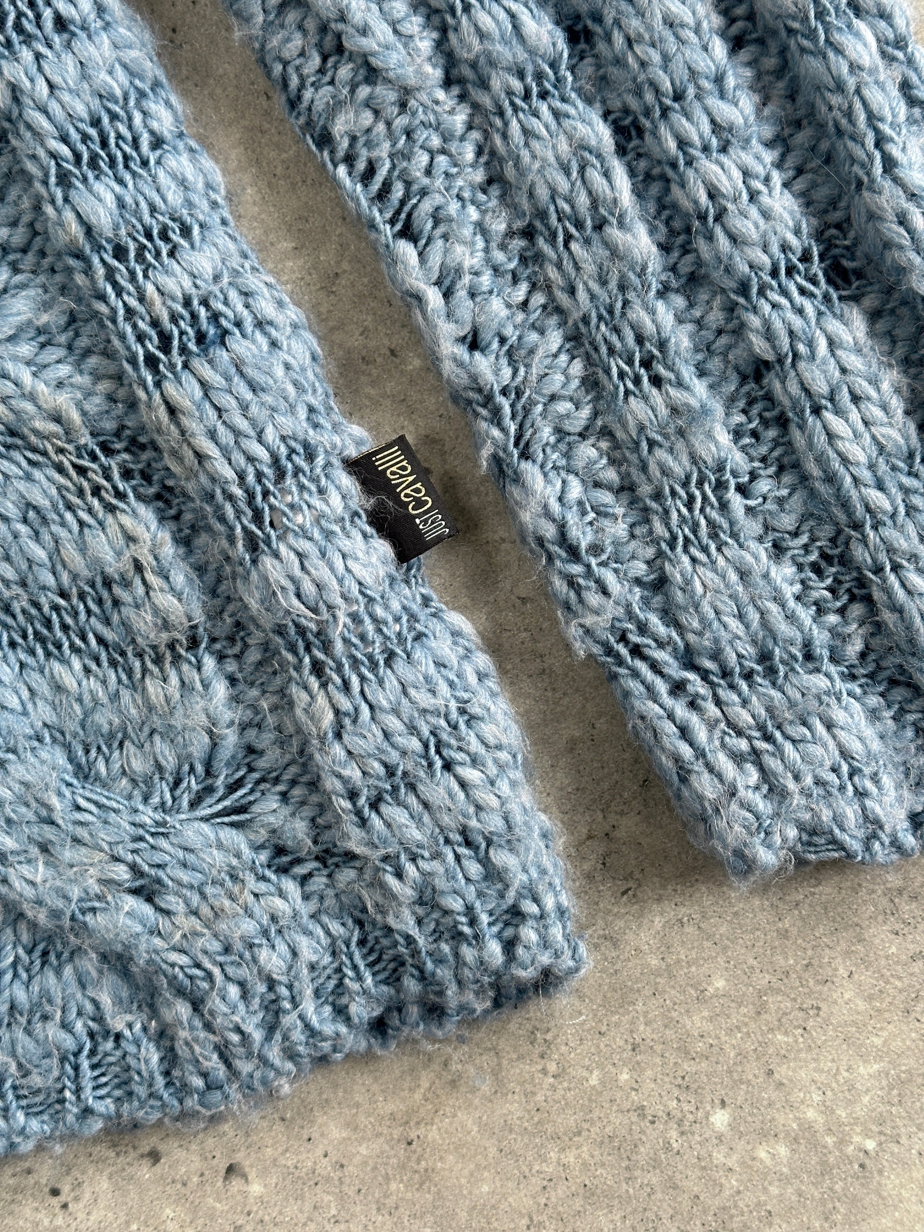 Cavalli Just 00s Wool Knitted Jumper - M - SYLK