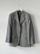 Vintage Brushed Wool Single Breasted Blazer - M - SYLK