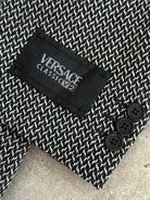 Versace Classic V2 90s Pure Wool Woven Blazer - 42R/XL - SYLK