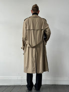 Aquascutum Cotton Double Breasted Belted Trench Coat - XL - SYLK