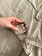 St Michael 90s Double Breasted Belted Trench Coat - XL - SYLK