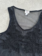 Armani Jeans Sheer Appliqué Vest Top - S - SYLK