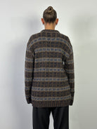 Armani Jeans Wool Check Knitted Jumper - XL - SYLK