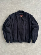Italian Vintage Wool Bomber Jacket - L - SYLK