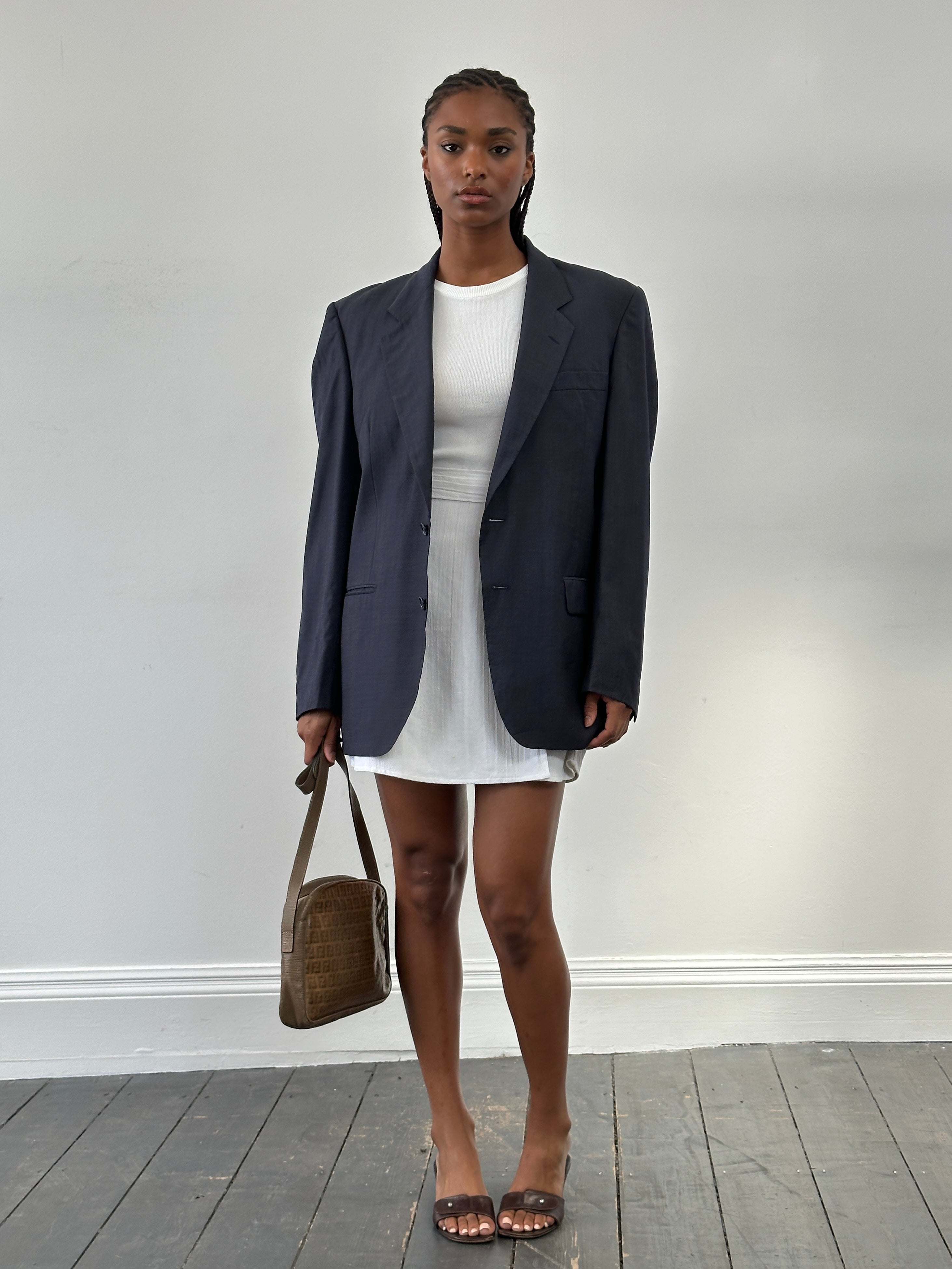 Yves Saint Laurent 1980s Pure Wool Single Breasted Blazer - 40R/M - SYLK