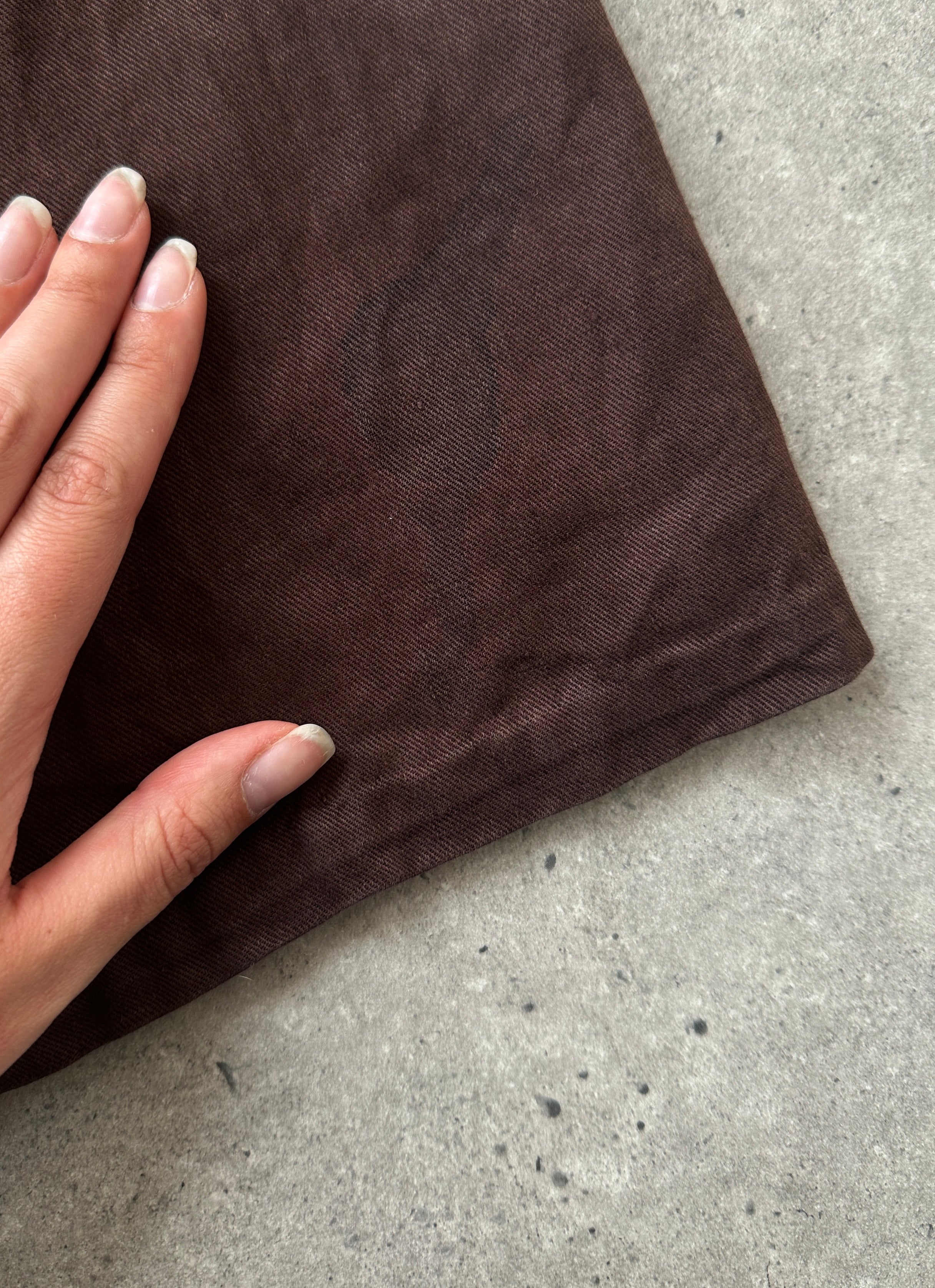 Jaeger Pure Linen Faded Mid Waist Wide Leg Trousers - W28 - SYLK