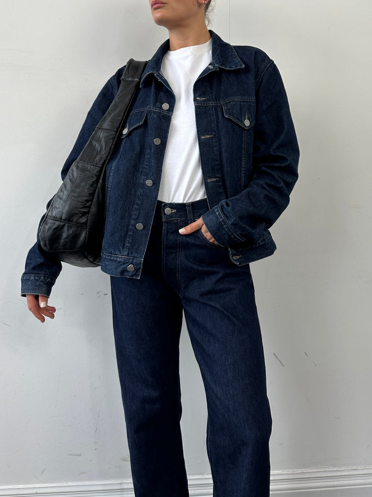 Armani Jeans High Waisted Straight Leg Denim Jeans - W30 - SYLK