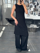 Max Mara Pure Silk Asymmetric Maxi Dress - M - SYLK