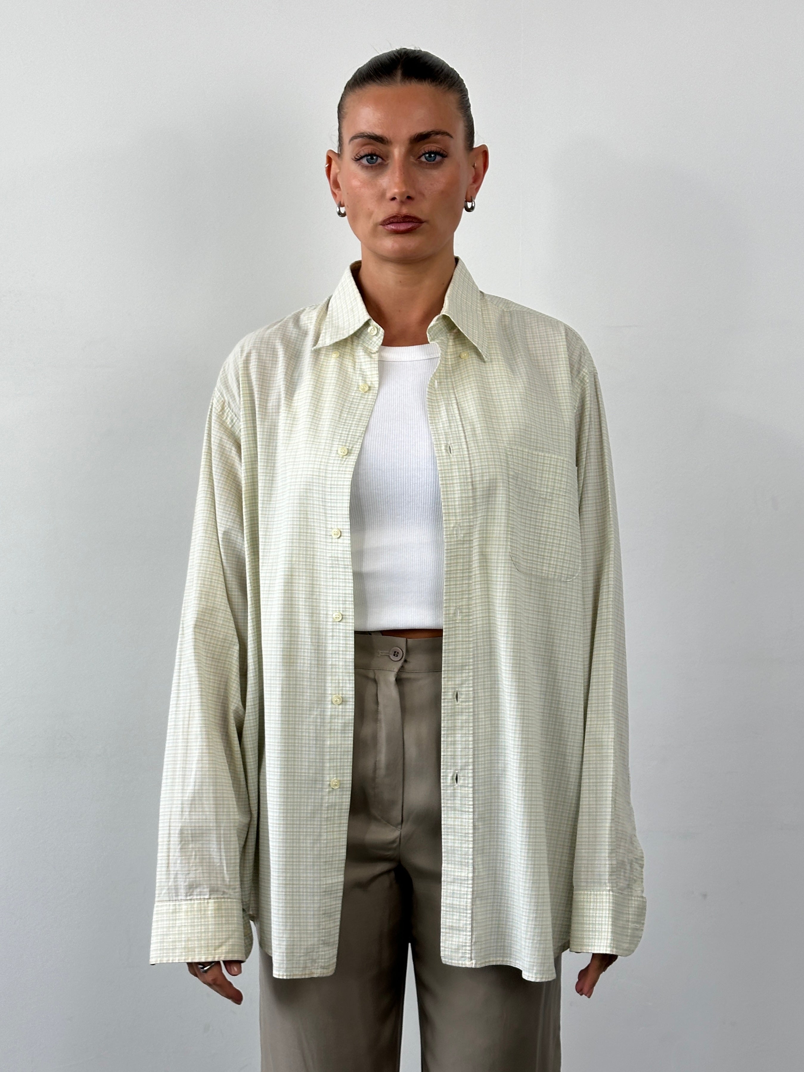 Burberry Pure Cotton Check Shirt - XL - SYLK