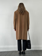 Giorgio Armani Wool Cashmere Single Breasted Coat - XL - SYLK