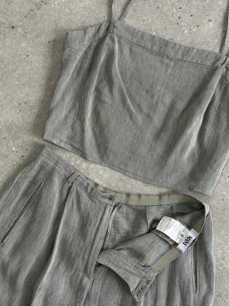 Mani By Armani Linen Two Piece Top & Trouser Co Ord Set - S/W26 - SYLK
