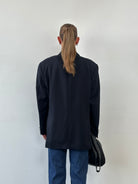 Yves Saint Laurent 80s Pure Wool Bespoke Button Blazer - XL - SYLK