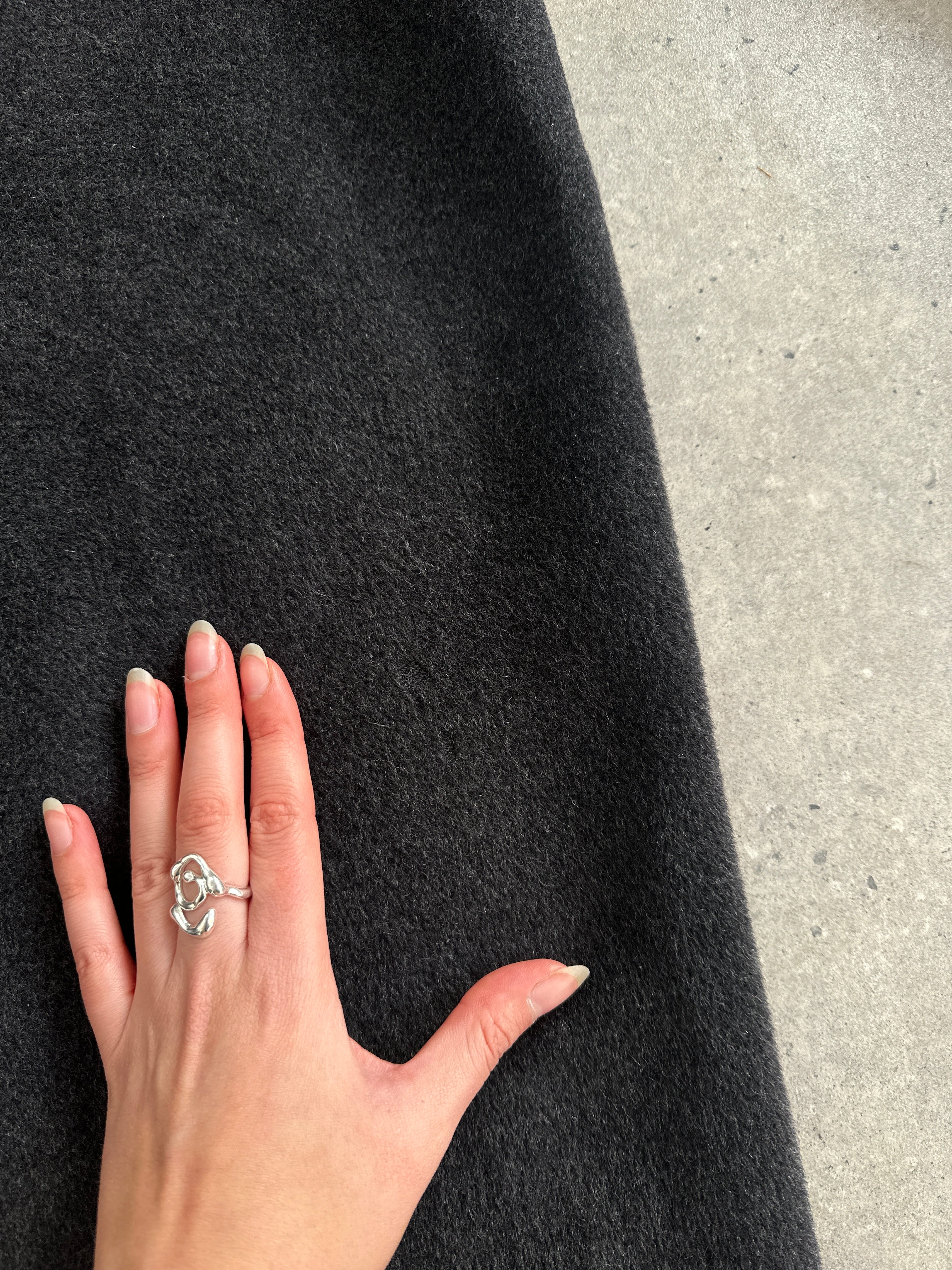 Marella Wool Cashmere Double Breasted Floor Length Coat - XL - SYLK