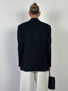 Yves Saint Laurent 90s Brushed Wool Cashmere Bespoke Button Blazer - 38R/L - SYLK