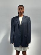 Yves Saint Laurent 1990s Pure Wool Single Breasted Blazer - 42R/XL - SYLK