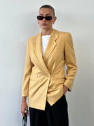 Giorgio Armani Black Label Pure Wool Fitted Blazer - S/M - SYLK