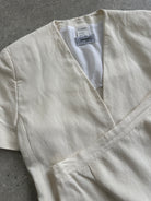 Missoni 90s Linen Silk Blazer Mini Skirt Two Piece Set - S/M - SYLK