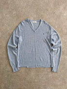 Christian Dior Monsieur V Neck Logo Knitted Jumper - L/XL - SYLK