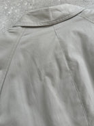 Italian Vintage Concealed Placket Belted Trench Coat - XL - SYLK