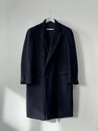 Vintage Wool Cashmere Double Breasted Coat - XXL - SYLK