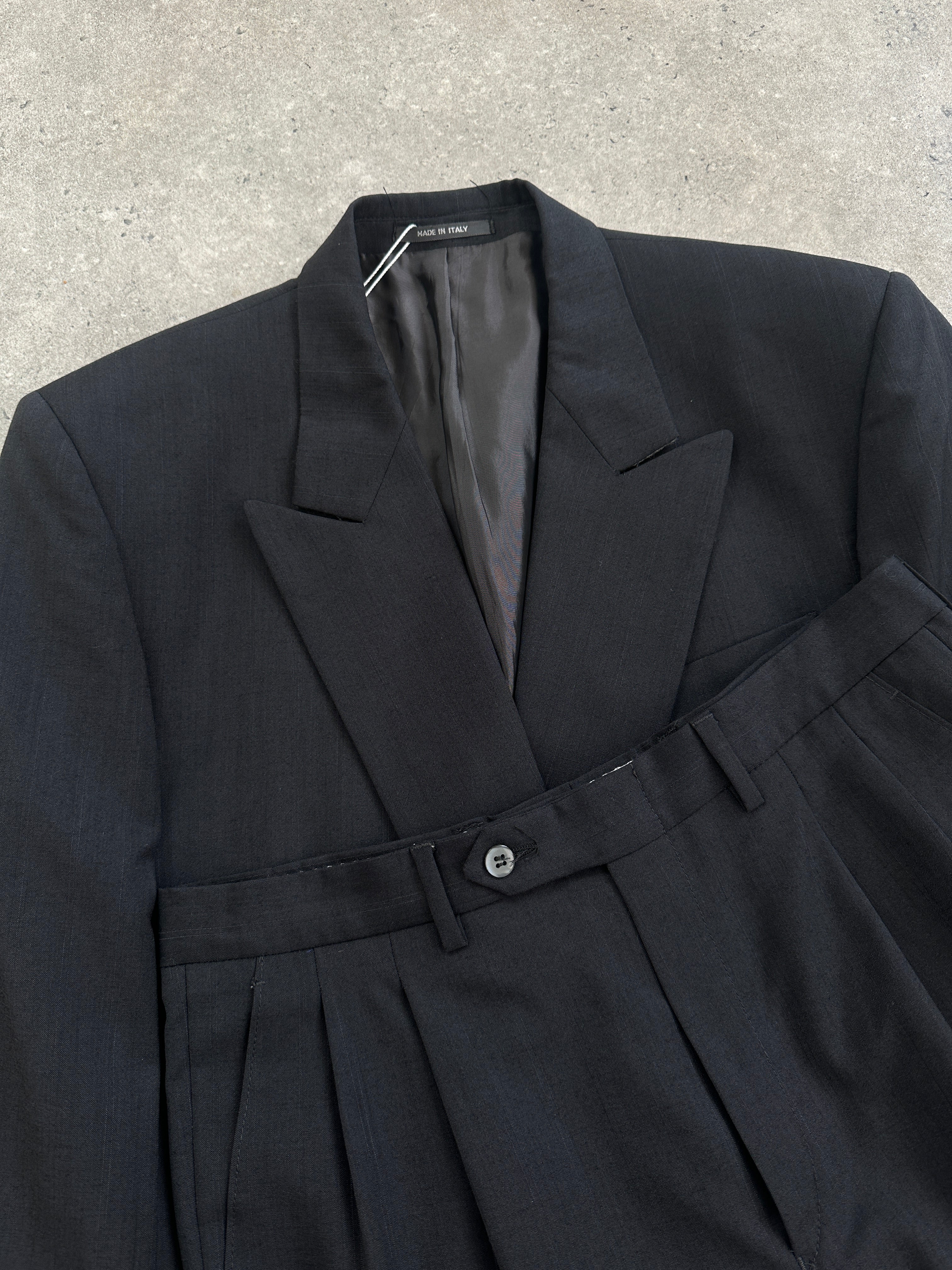 Italian Vintage Pure Wool Double Breasted Suit - 42R/W30 - SYLK