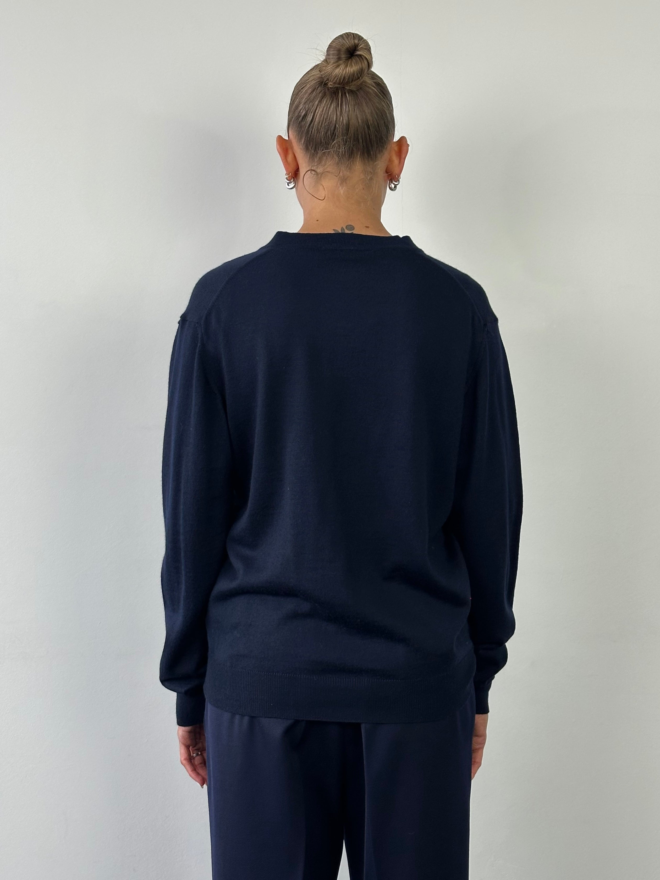 Italian Vintage Merino Wool Cardigan - M - SYLK