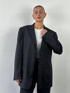 Versace Classic V2 90s Pure Wool Single Breasted Blazer - 44R/XL - SYLK