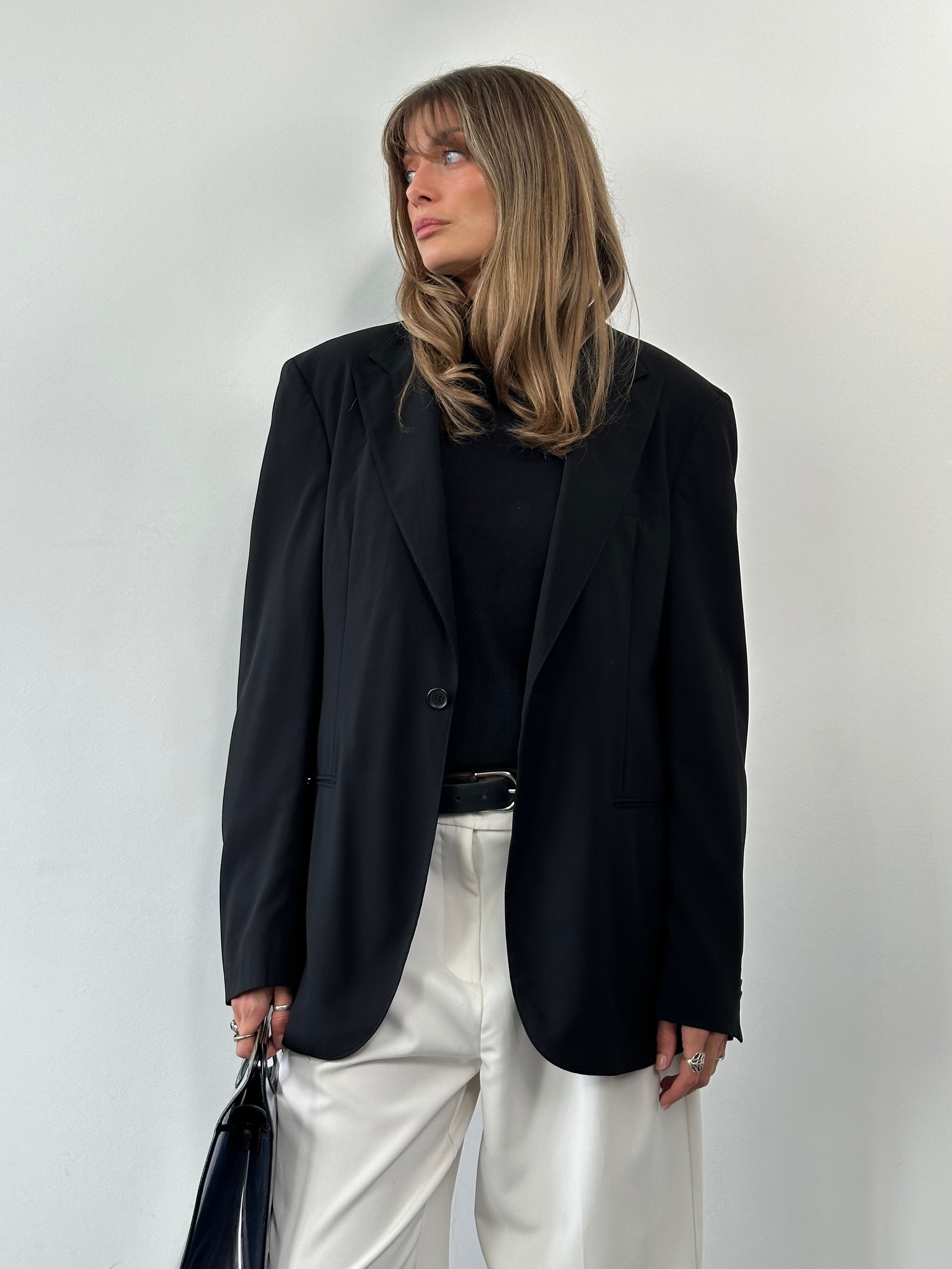 Giorgio Armani Pure Wool Single Button Lightweight Blazer - M/L - SYLK