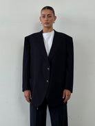 Christian Dior Pure Brushed Wool Bespoke Hardware Blazer - XXL - SYLK