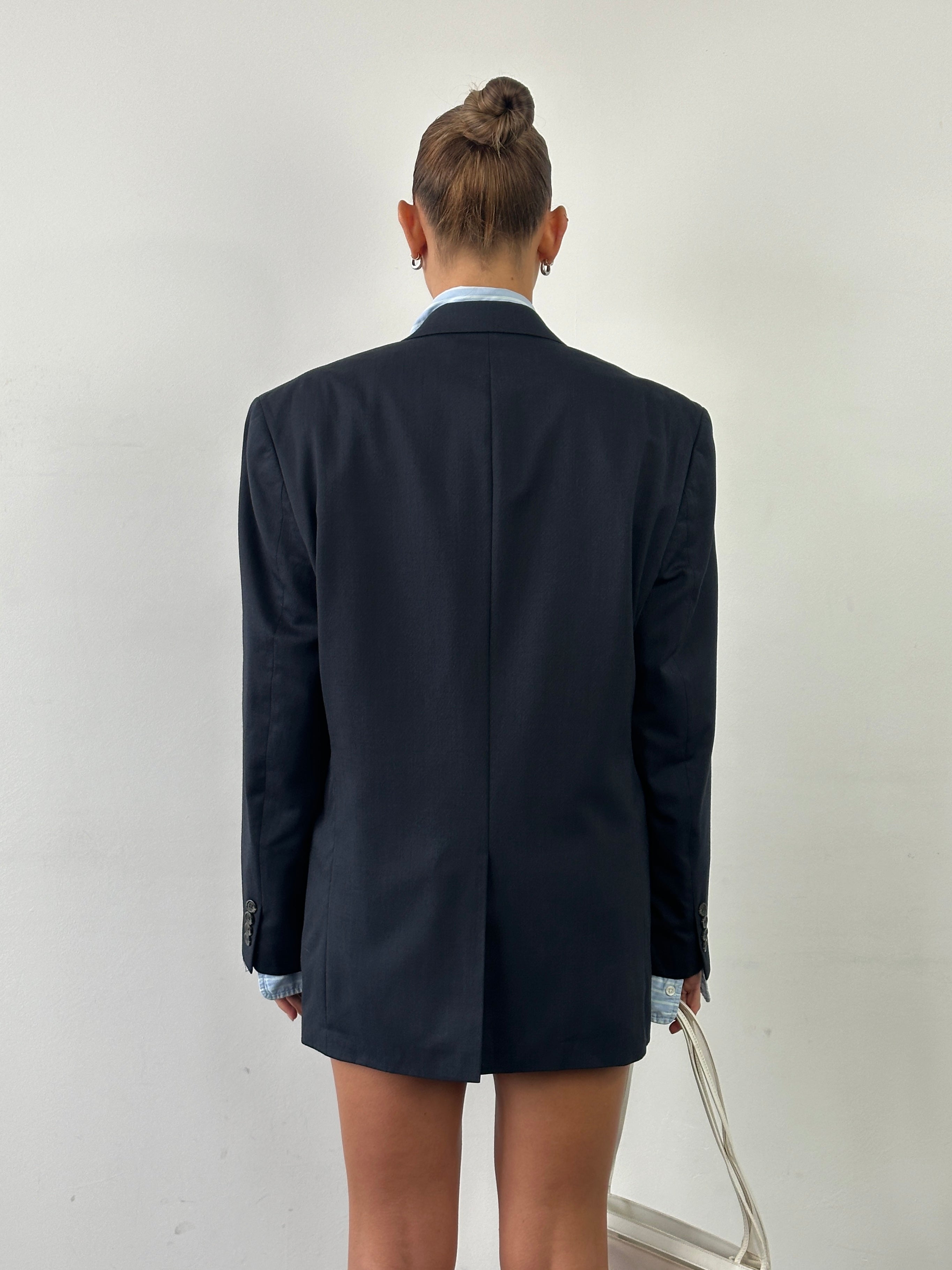 Chaps Ralph Lauren Pure Wool Single Breated Blazer - 44R/XL - SYLK