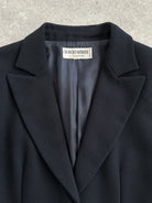 Giorgio Armani 1990s Pure Wool Single Breasted Coat - S - SYLK