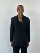 Emporio Armani High Neck Fitted Blazer Jacket - M - SYLK
