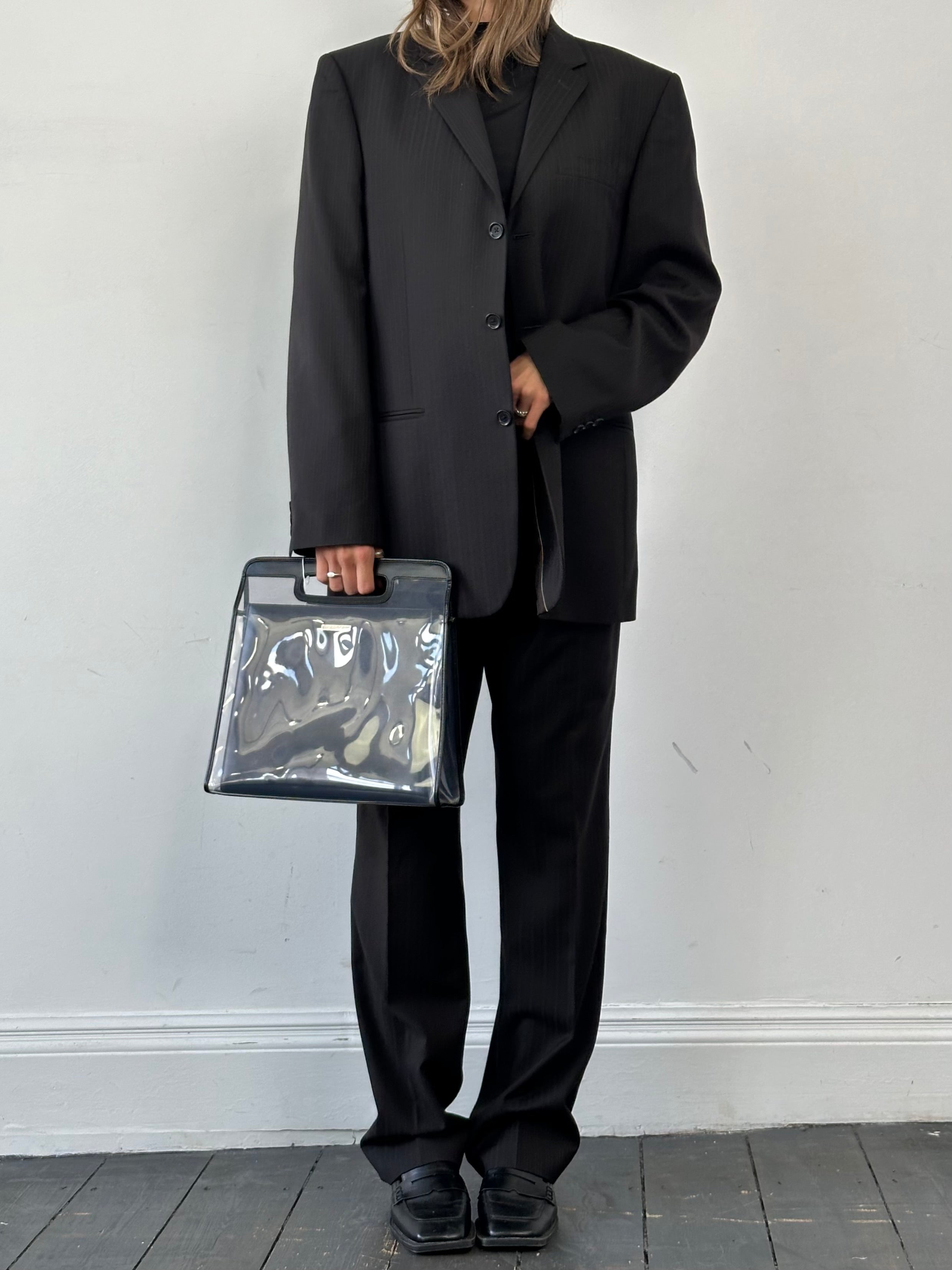 Vintage Pinstripe Single Breasted Suit - 44R/W34 - SYLK