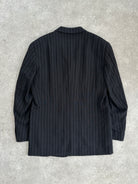 Gianni Versace Couture Stripe Single Breasted Blazer - 40R/L - SYLK