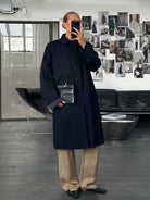 Aquascutum 1990s Pure Wool Trench Coat - XL - SYLK