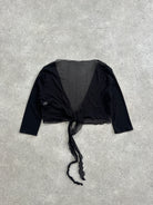 Italian Vintage 2000s Sheer Tie Cardigan - S - SYLK