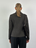 Max Mara Pure Wool Woven Fitted Blazer - S - SYLK