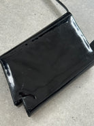 Charles Jourdan 1990s Asymmetric Patent Crossbody Bag - SYLK