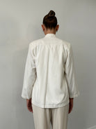 Vintage Pure Silk Minimal Blazer - S/M - SYLK