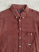 Missoni 1990s Pure Cotton Short Sleeve Stripe Shirt - XXL - SYLK