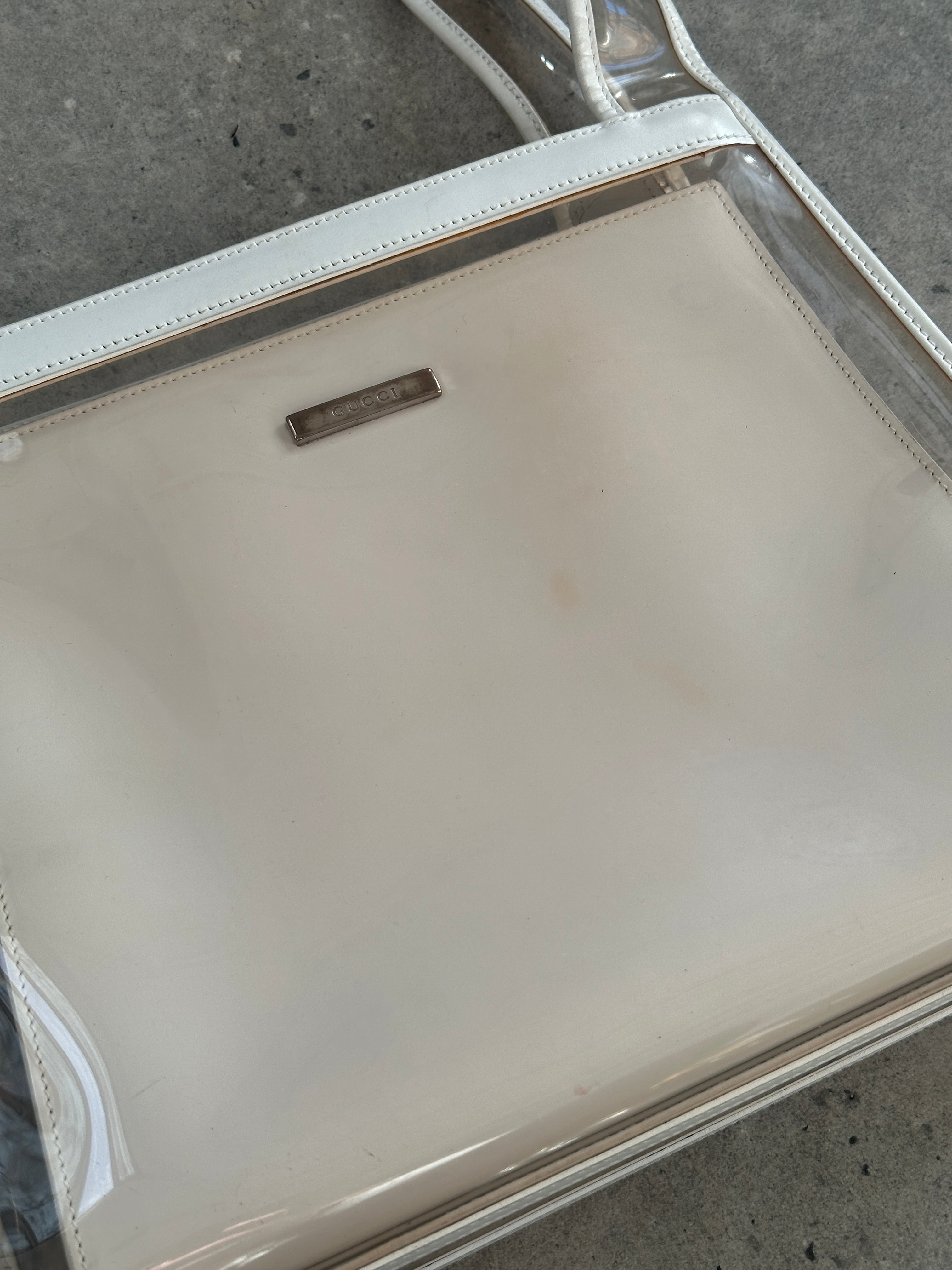 Gucci 2 in 1 Leather & Vinyl Shoulder Bag - SYLK